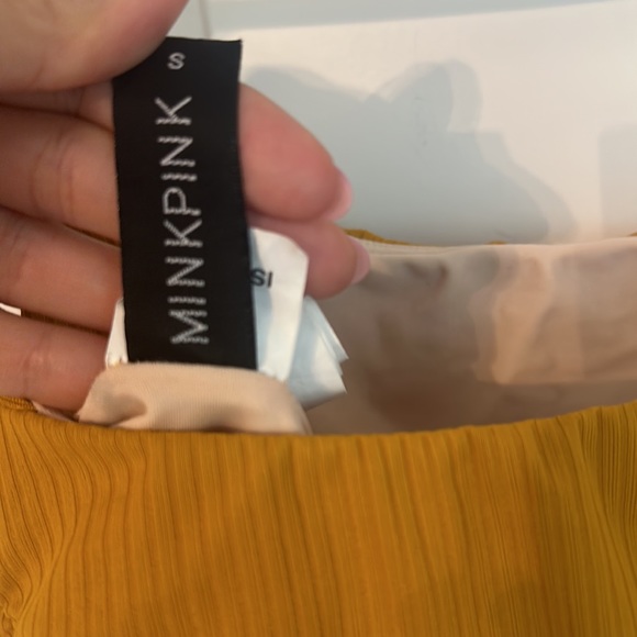 Mink Pink Ruched One Piece Swimsuit Size S - Picture 5 of 5